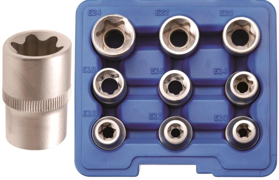 Coffret douilles Torx femelles